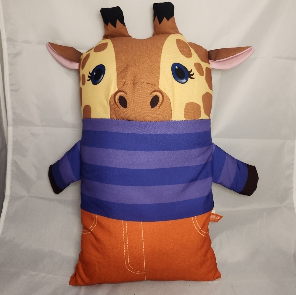 17 1/2” Wild Republic Giraffe Pillow Plush Stuffed Animal